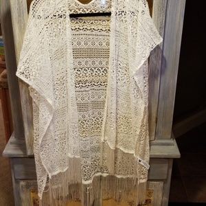 Lace Seim Cover Up One Size Fits All. C64